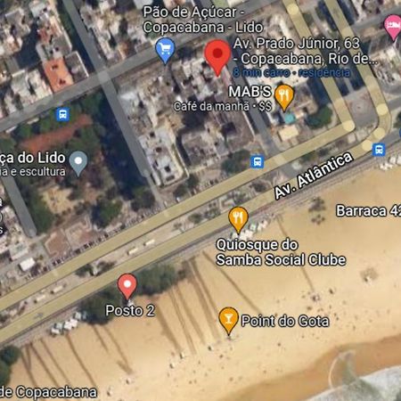 דירות ריו דה ז'ניירו Apartamento Em Copacabana Na Quadra Da Praia מראה חיצוני תמונה