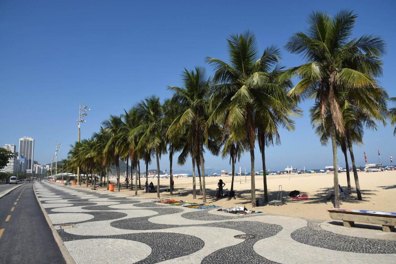 דירות ריו דה ז'ניירו Apartamento Em Copacabana Na Quadra Da Praia מראה חיצוני תמונה